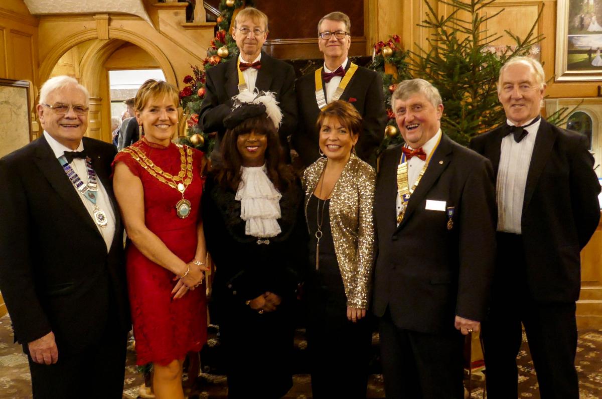 Top table line up for the 80th Charter celebrations (pic.Trevor Earthy)