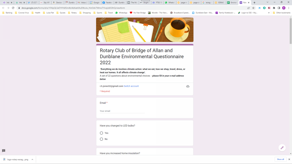 The Environmental Questionnaire