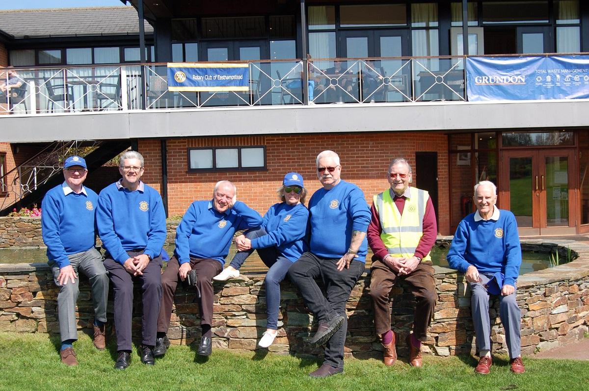 Part of the organizing team for our charity golf day