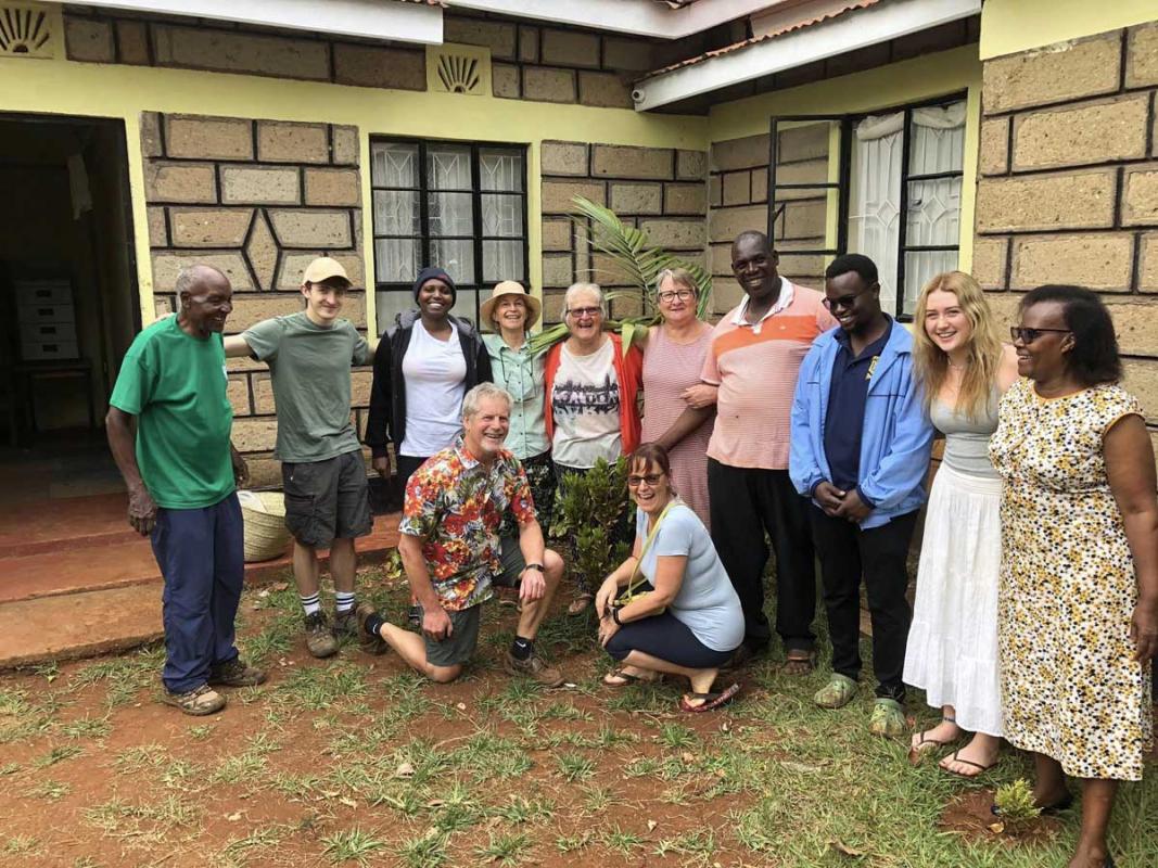 Volunteers And School Staff