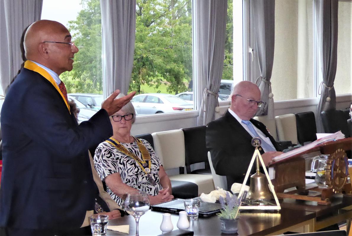 Club Assembly with Assistant Governor Joy PalmerCooper Rotary Club