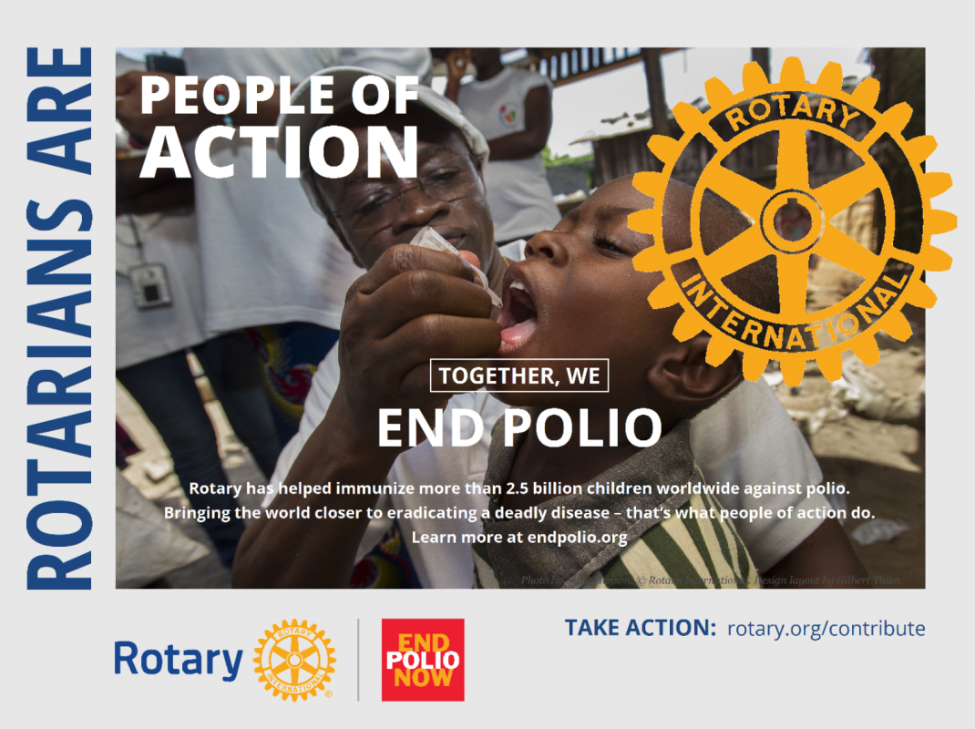 Rotary and People of Action working collectively globally  