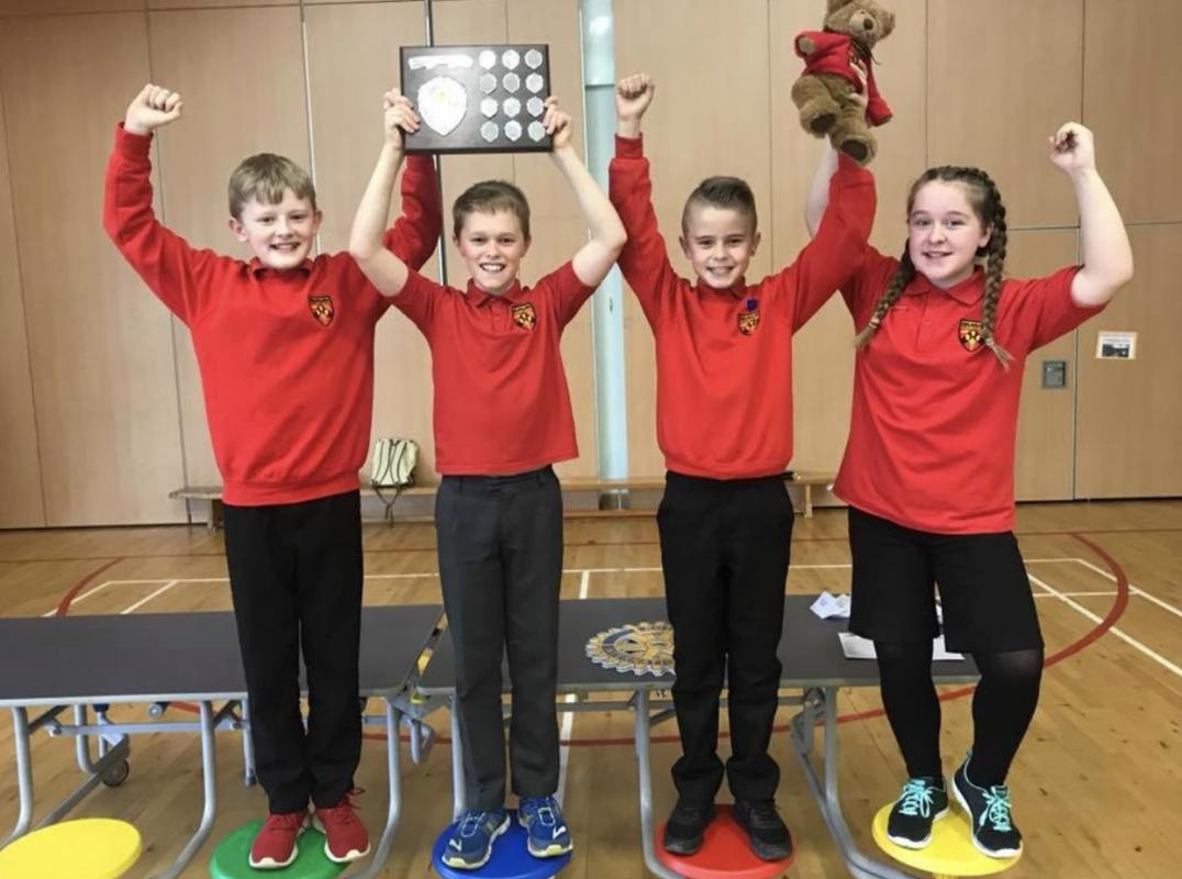 The 2018 Club Heat Winning Team from Newington Primary 