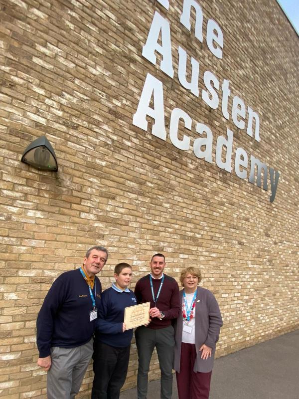 Shoebox Scheme Thank-you to The Austen Academy - 