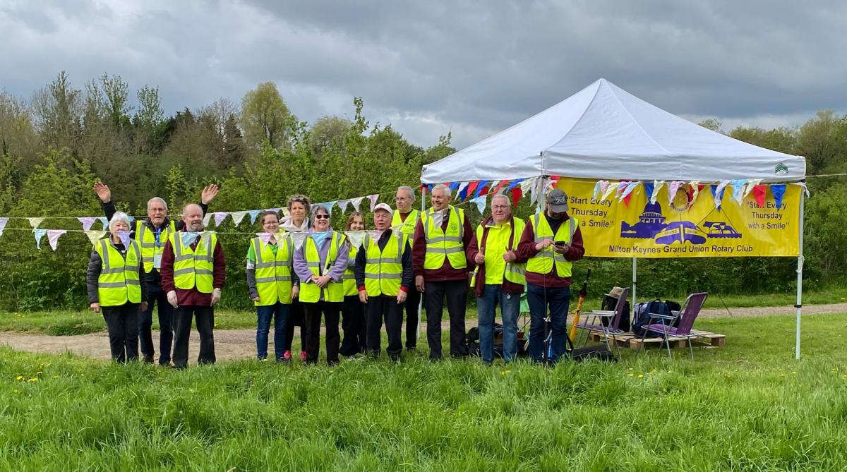 Volunteers at MK Marathon