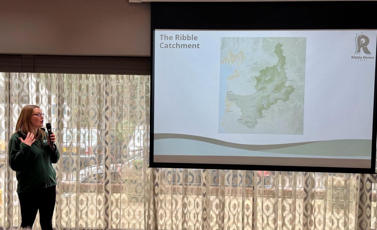 Helen from Ribble Rivers Trust talks to the club about the vital work they do in the Ribble catchment. We donate water testing kits to them and became a corporate member.