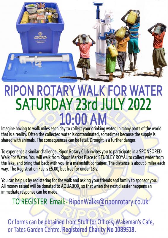 WALK FOR WATER - FLYER