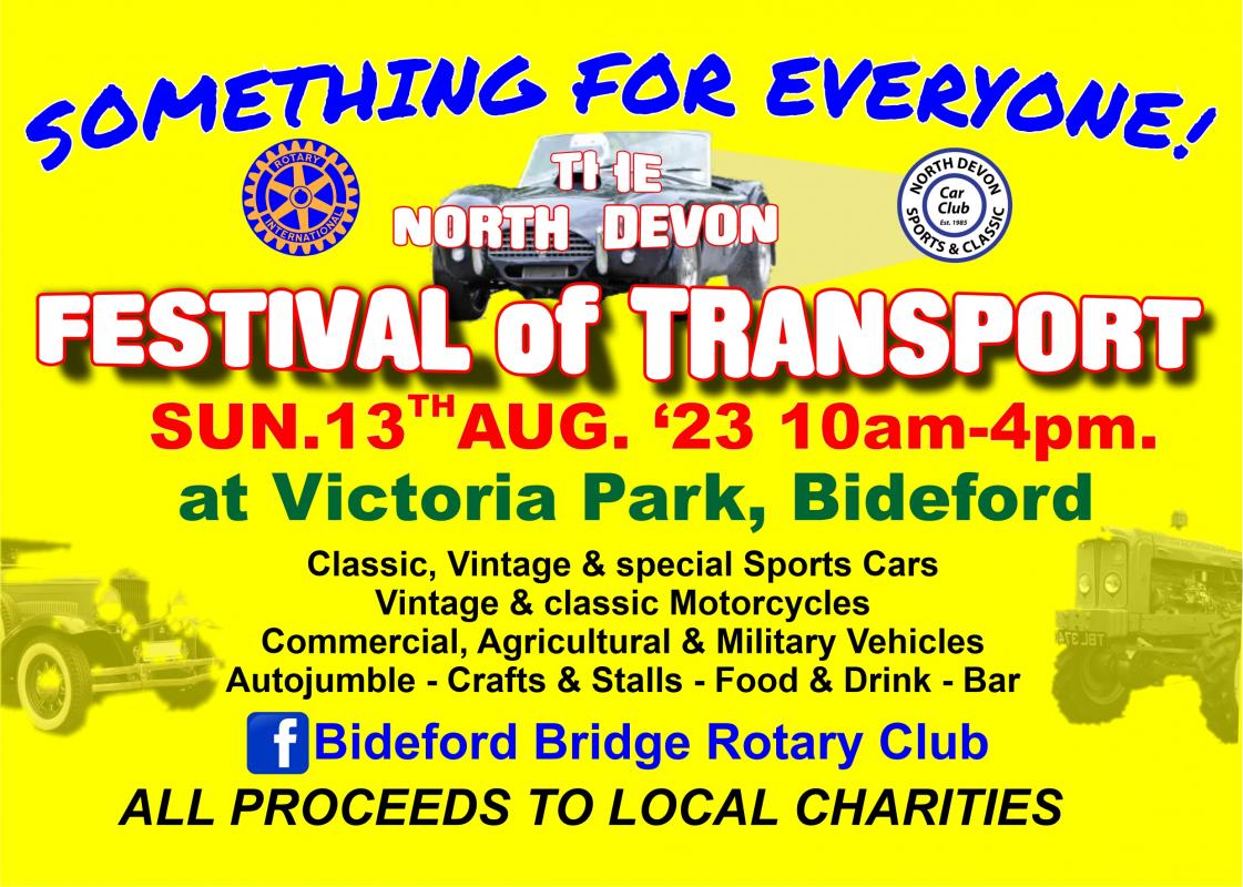 Join us at North Devon Festival of Transport 23