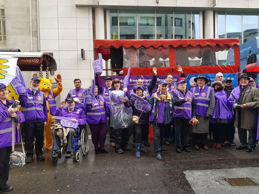 Rotary at the 2017 Lord Mayor’s Show in the City of London - 