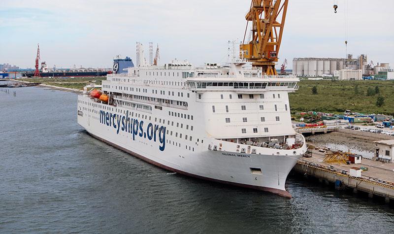 GLOBAL MERCY, THE WORLD’S LARGEST CHARITY HOSPITAL SHIP