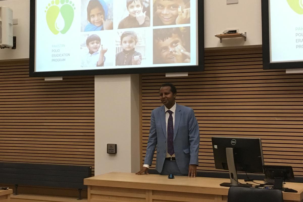 A personal update on polio eradication in Pakistan - Dr Abdi Mahamud