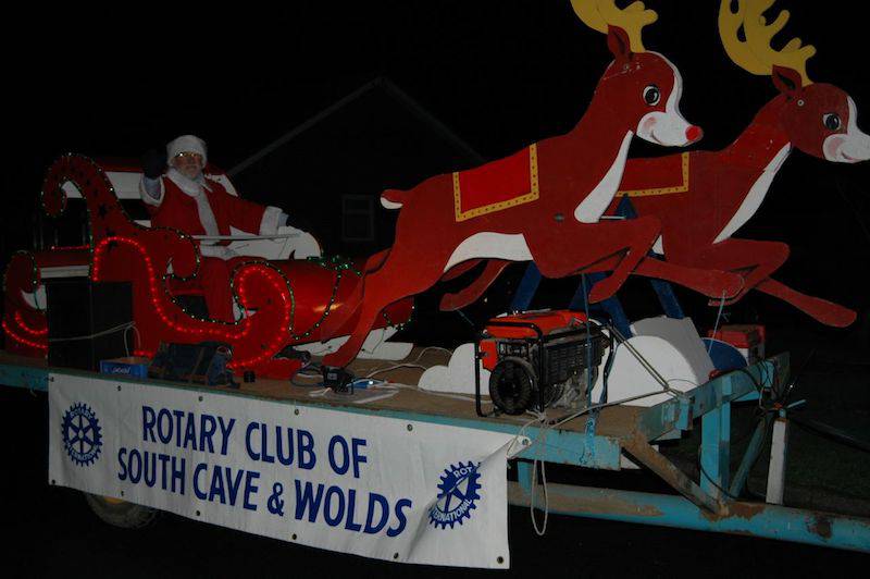 Our Santa Sleigh touring South Cave