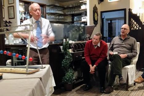 Alan's Magic pendulum has Chris and Rob enthralled with mouths open in astonishment