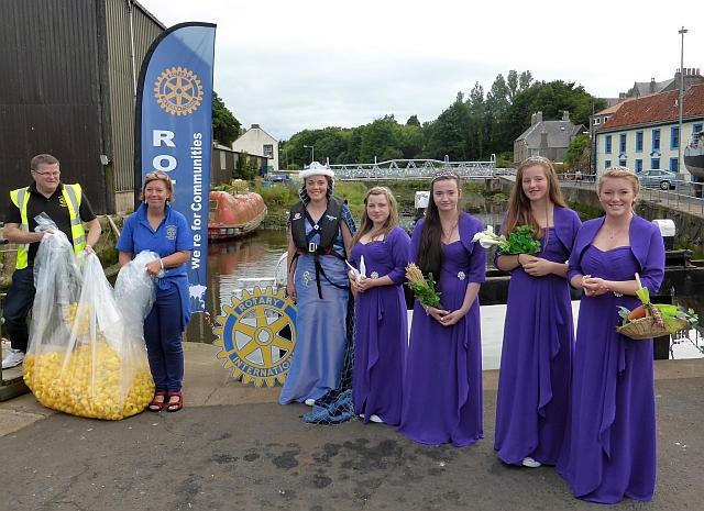 The Herring Queen and maids 