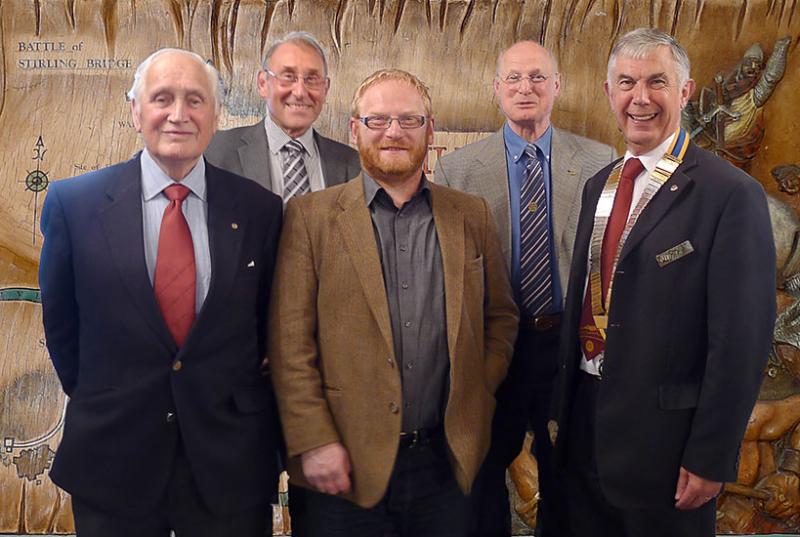 Alex Scott, J.V.P. Martin Ross, Scott McMaster, V.P. Crawford Gordon, President Frank Kelly