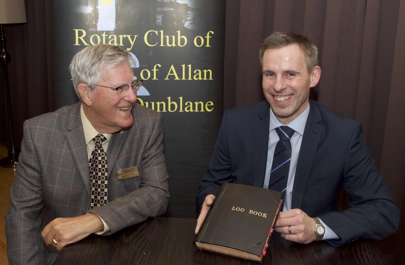 Bob Watson with Stuart MacKay