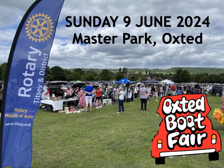 Oxted Boot Fair Rotary Club of Titsey & District