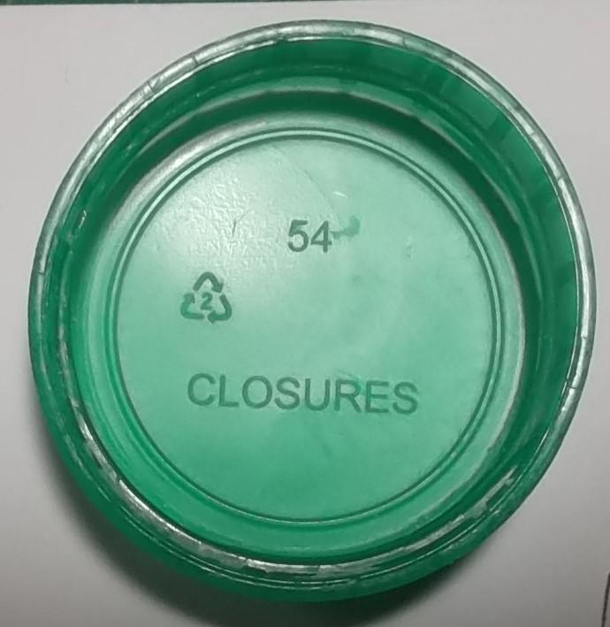 Numbers 2 or 4 within the recycling triangle