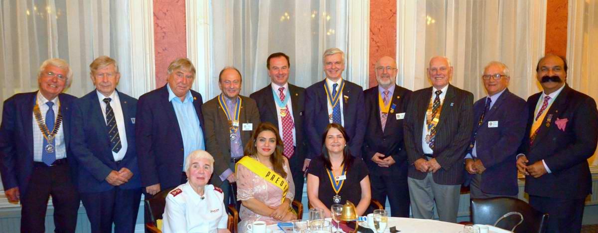 Bradford Group 10 Clubs : DG Visit - Rotary Bradford Blaize