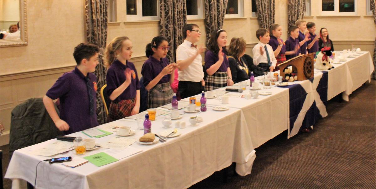 Burns Night 2019 with Symington Rotakids