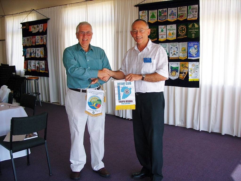 Visit to Rotary New Zealand 4/2/08 - 