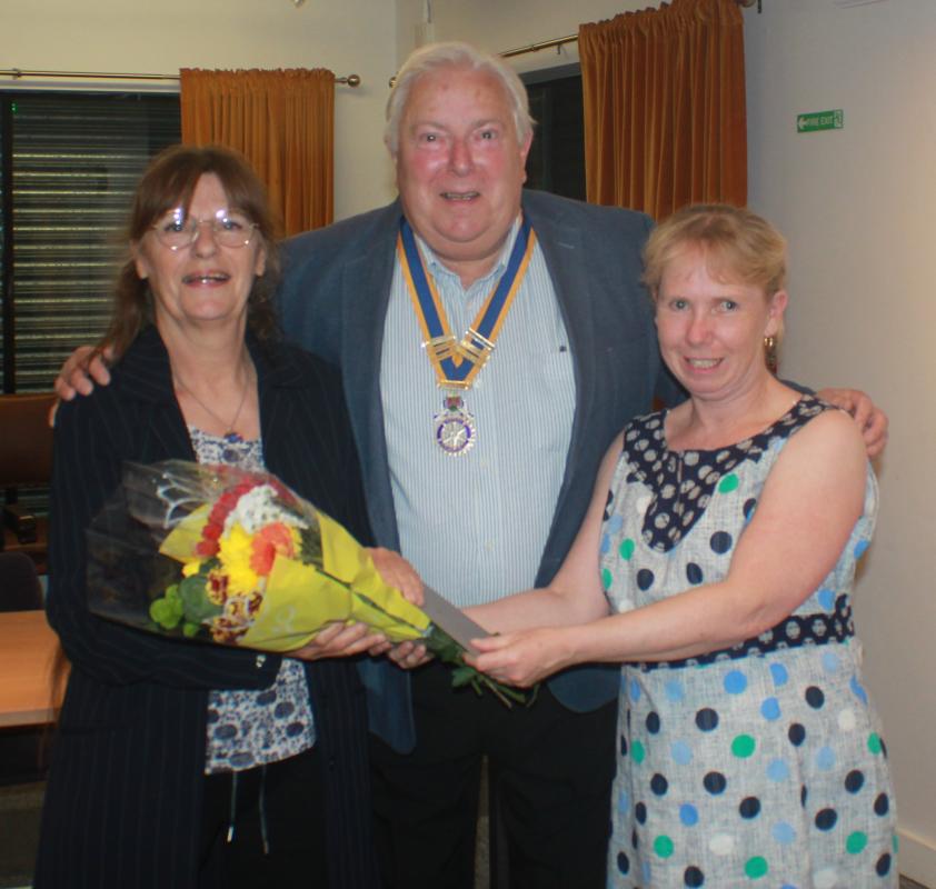 Meet Brian Hagley, President of Carshalton Park Rotary Club, and team Marion Turner and Maria Connor 
