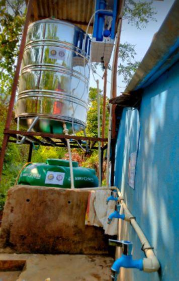 Nepal Project for clean water - The Finished Water Filtration System