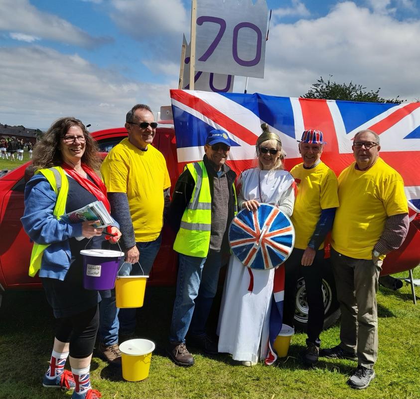 2022 Radcliffe Carnival - Radcliffe Rotarians at this years Carnival