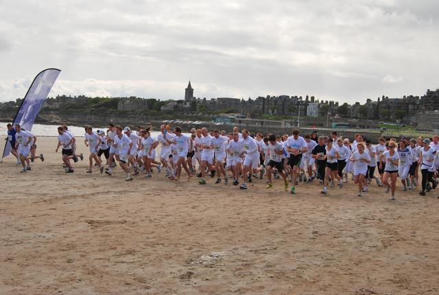 Chariots of Fire 2012 run on West Sands - 