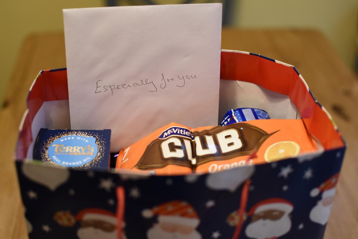 A Christmas bag full  of goodies