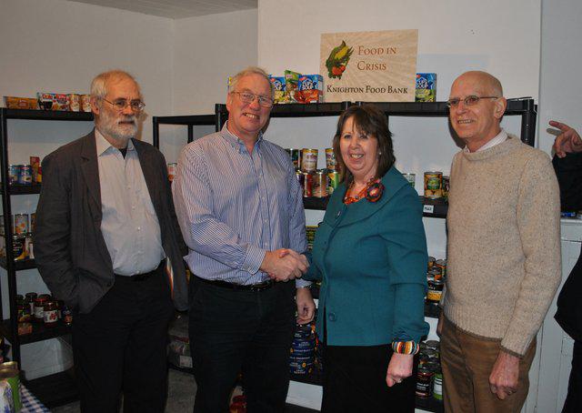 We support Knighton Food Bank with Ludlow RC - 
