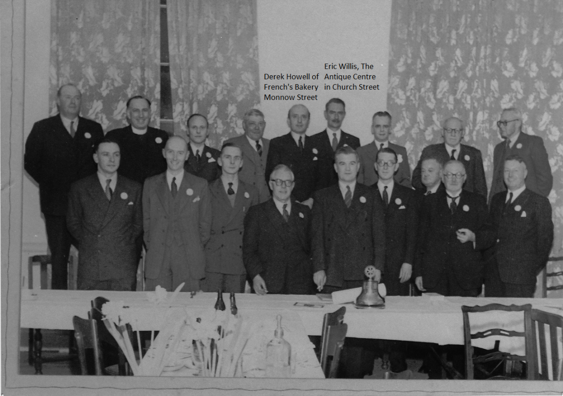 Rotary Club of Monmouth shortly after formation in 1951