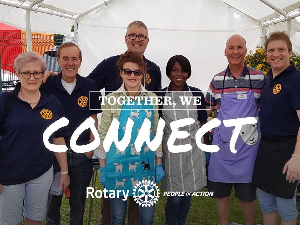 Derby Rotary Satellite - Our Satellite supporting a local fundraising event barbecue