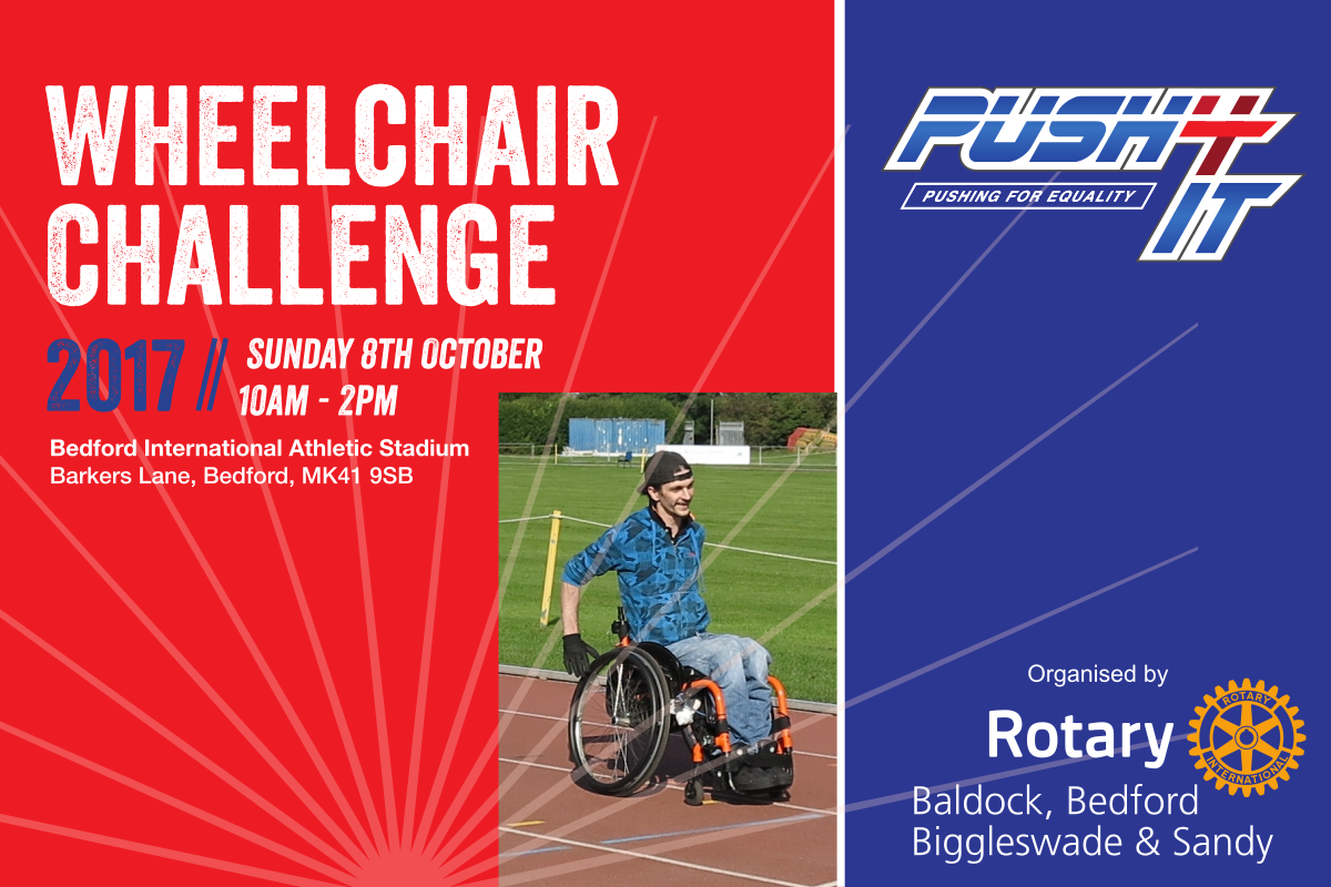Joint Rotary Clubs Success with “Push4IT” Wheelchair Racing - 