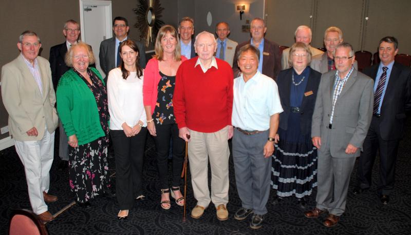 David and Frances with some Club members