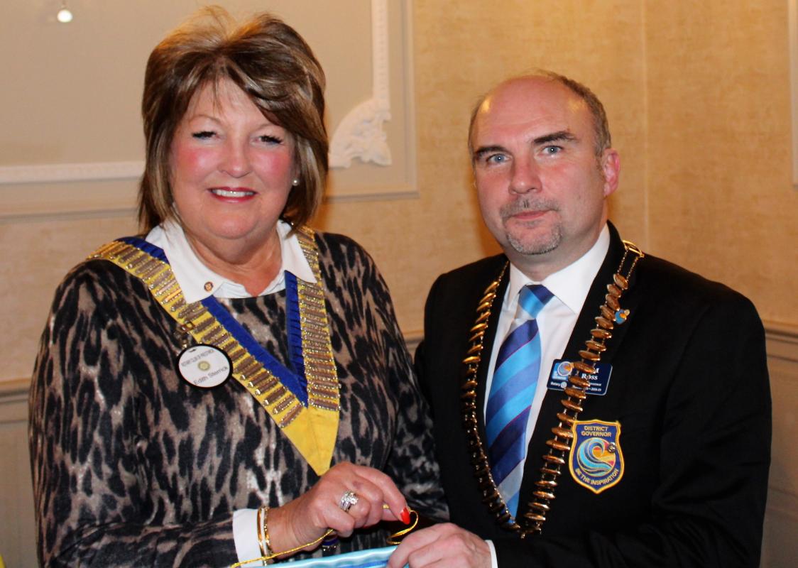 District Governor visit