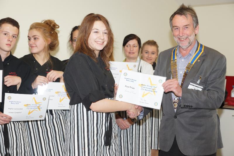 Youth Competitions and Awards - Winner of the Young Chef Competition at Redborne School