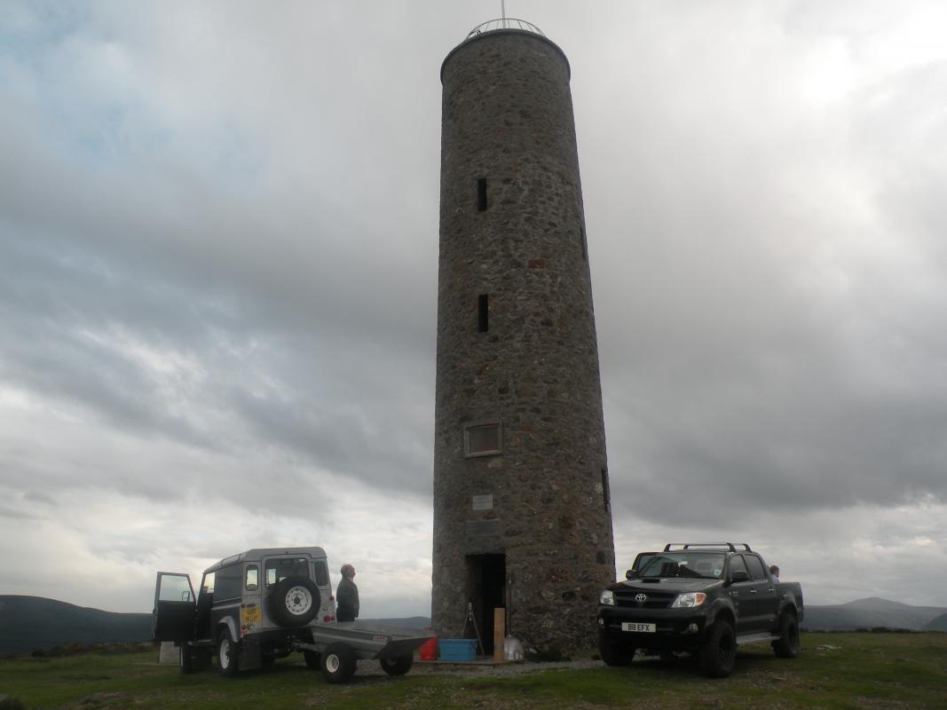 Preparing the beacon on Scolty