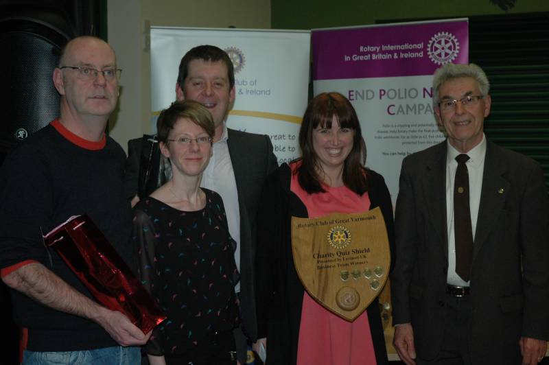 The picture shows Sea Jacks with their Trophy.