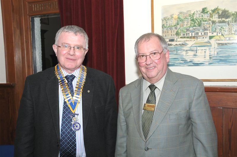 President Norman Pettigrew and Secretary Donald Ritchie