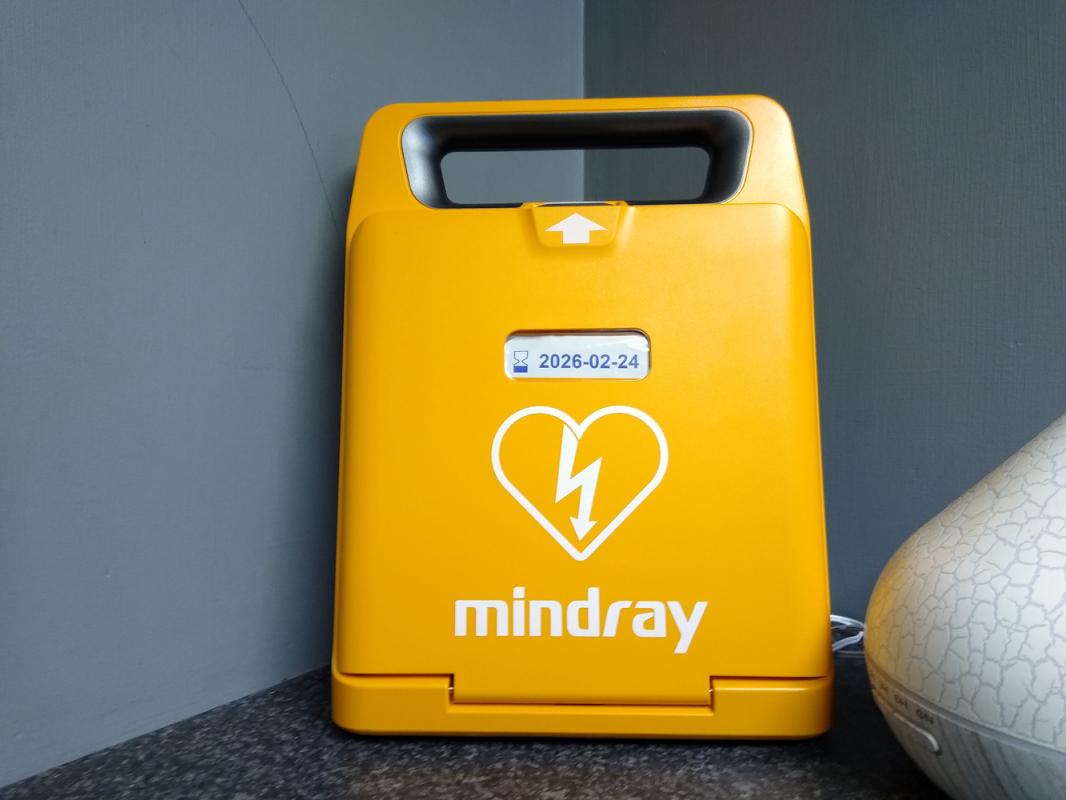 New Defibrillator - Newly acquired defibrillator
