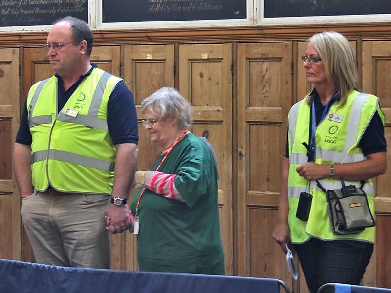 Disability Games 2012-Hull - President Martin and his minders
