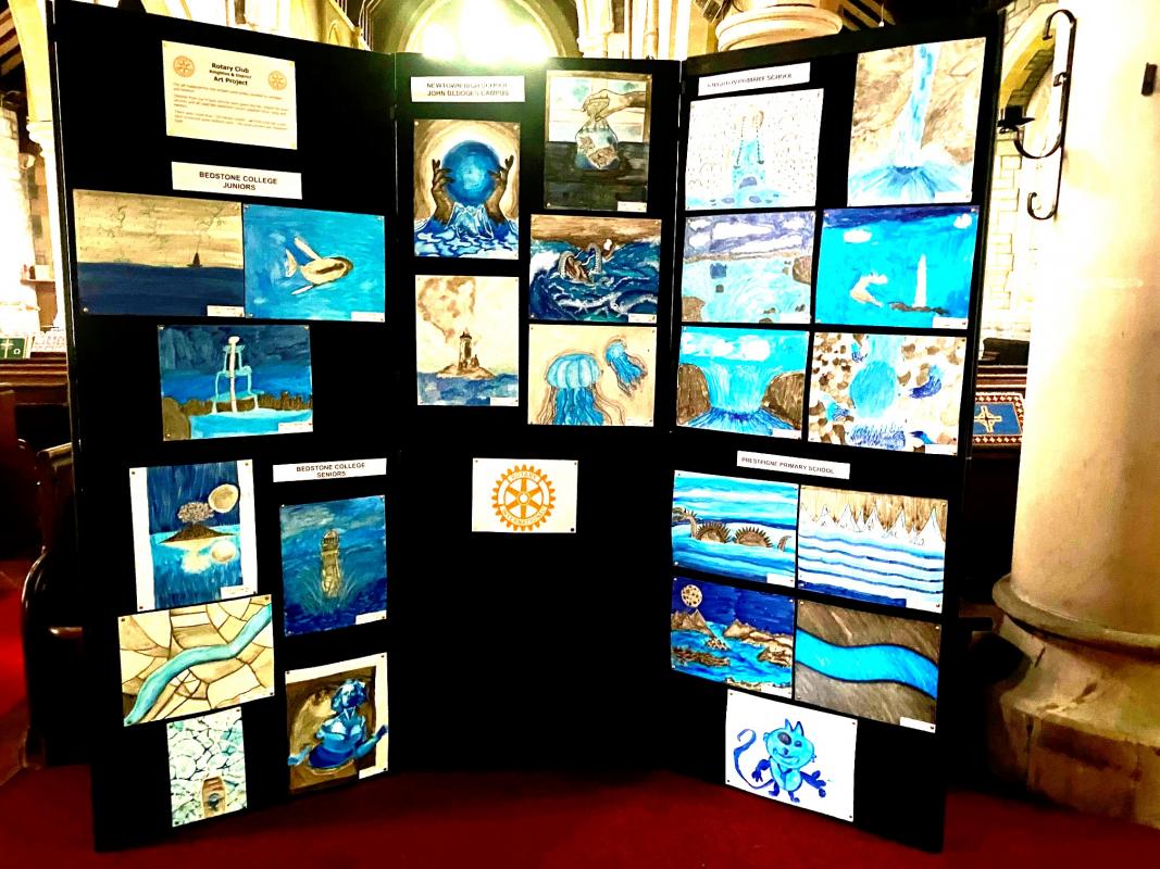 Art display in churches