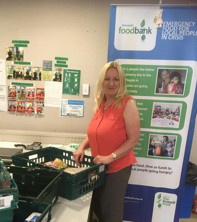 Sandra Edwards, Project Manager at Doncaster Foodbank