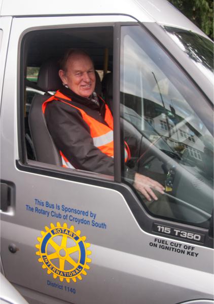 Colin Driving for MS Croydon