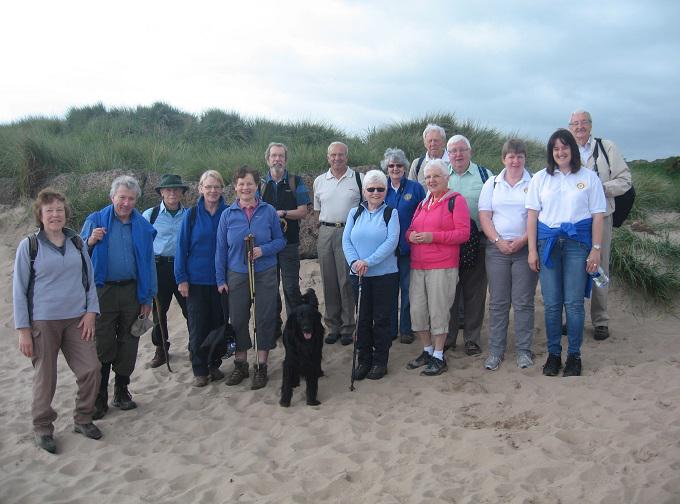 District 1020 Charity Walk 17th May 2014.  