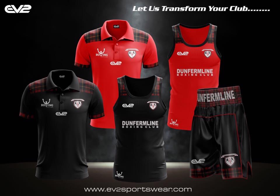 Dunfermline Boxing Club kit