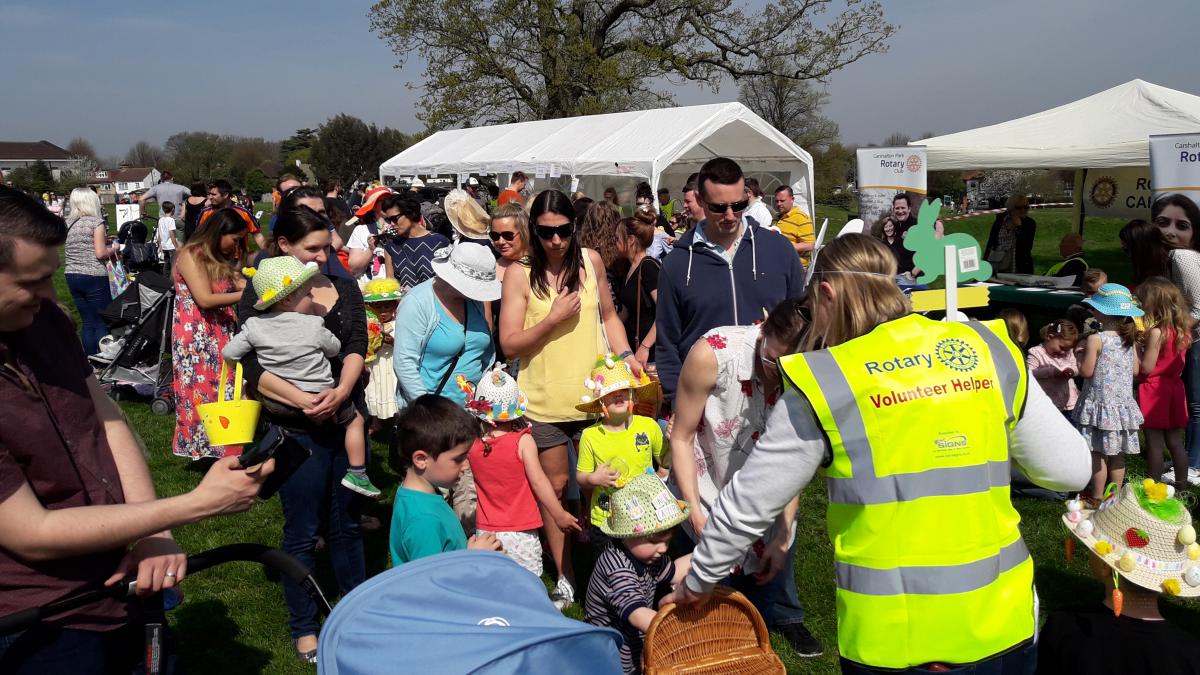 Easter bonnets parade on a beautifully sunny day in 2019