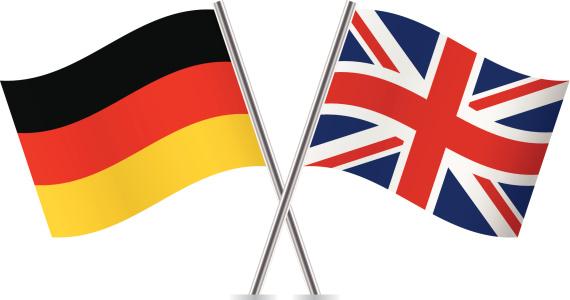 UK and German flags