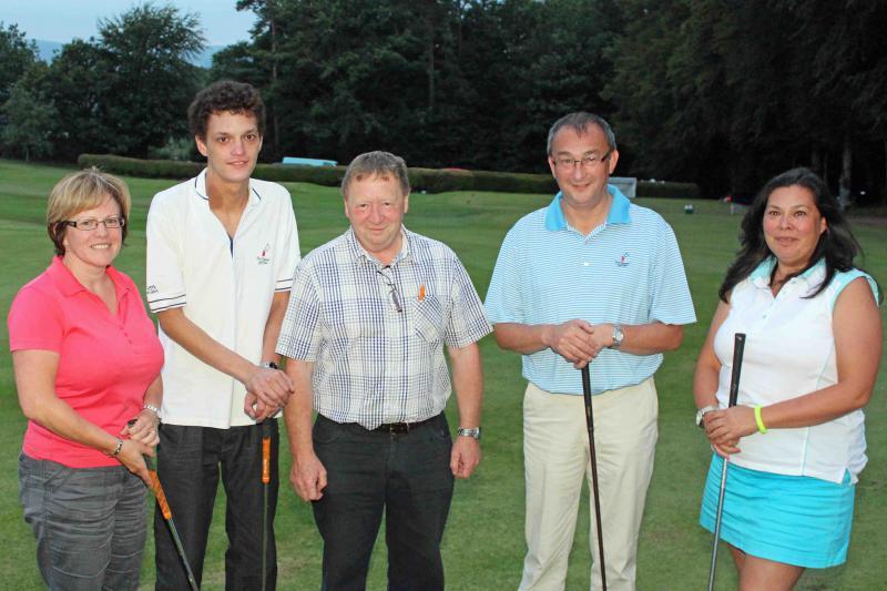 Picture shows 2014 am/am winners with vice president Gordon Steele